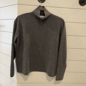 Everlane Cashmere Boxy Mock Neck Sweater